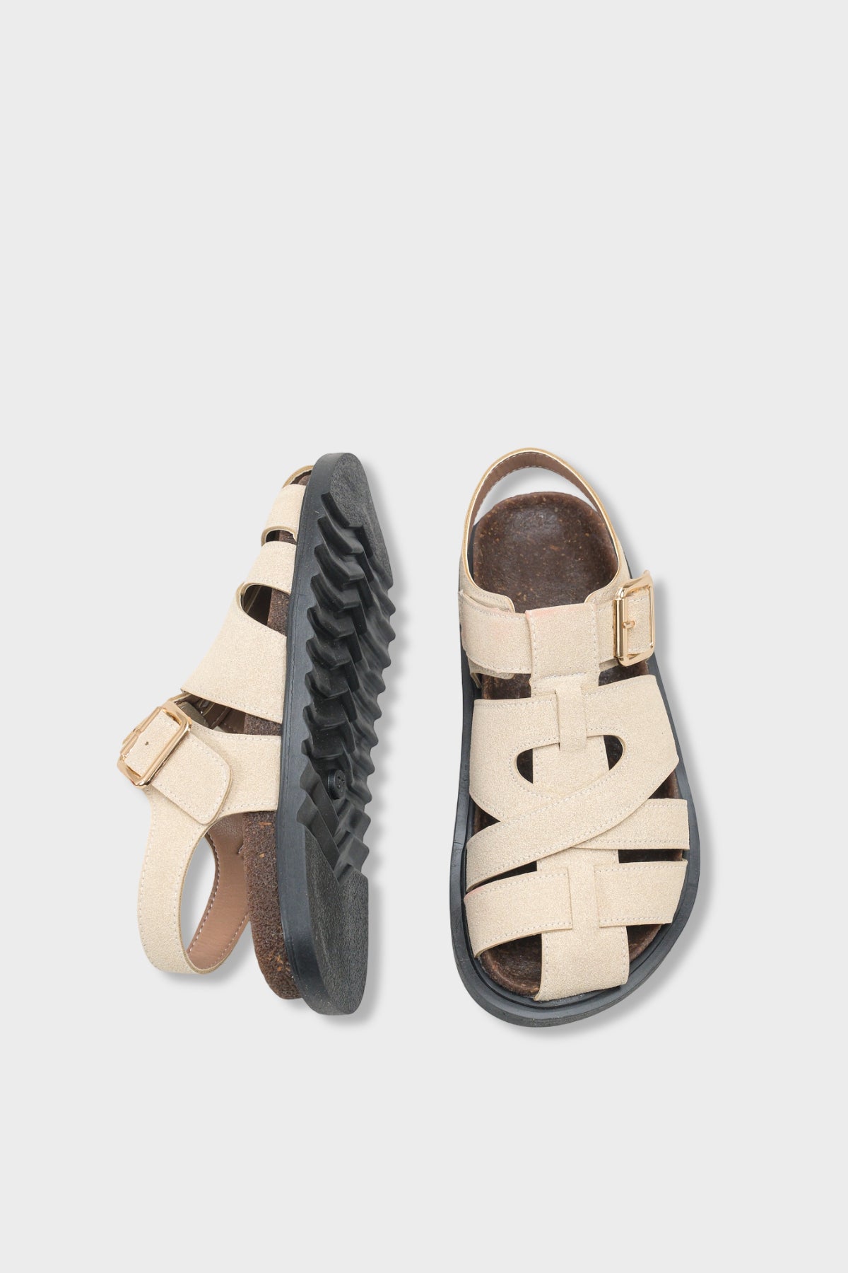 Penelopa Gladyatör Tokalı Kadın Sandalet