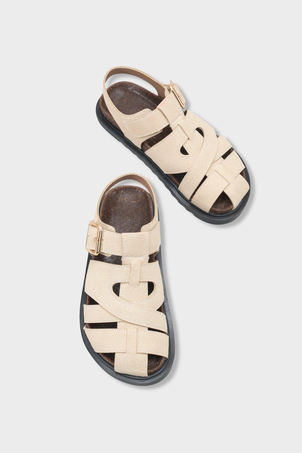 Penelopa Gladyatör Tokalı Kadın Sandalet