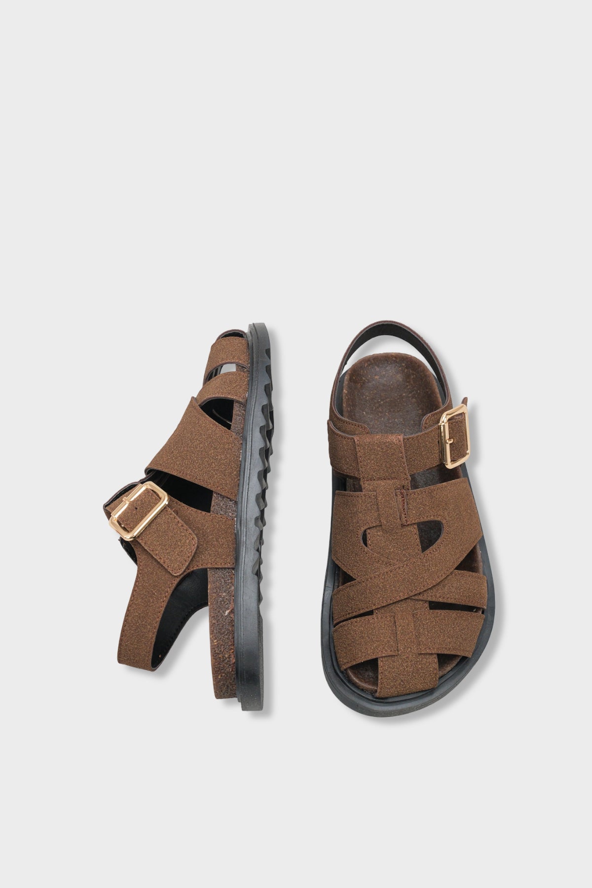 Penelopa Gladyatör Tokalı Kadın Sandalet