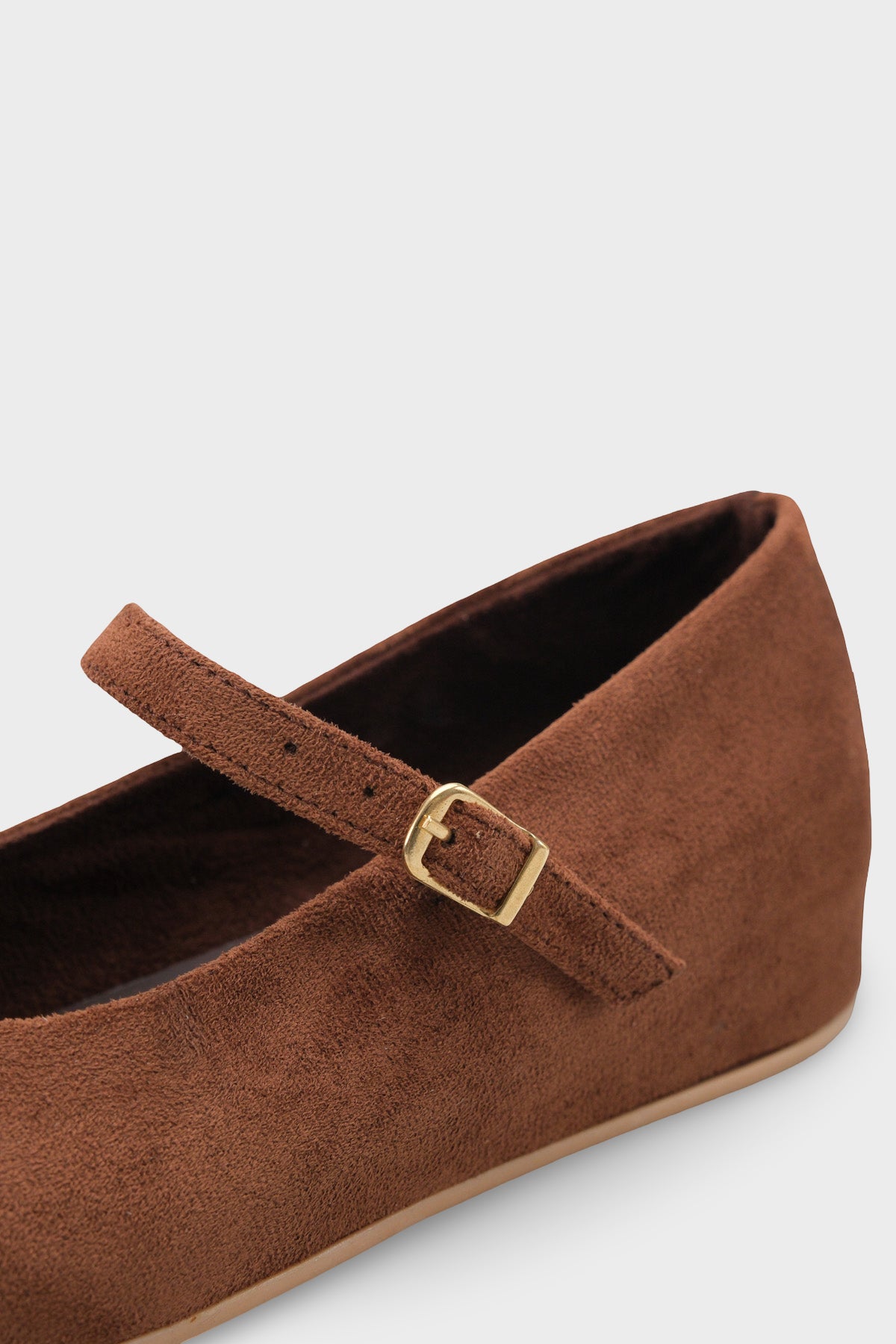 Joell Gizli Topuklu Feta Metal Tokalı Kadın Babet