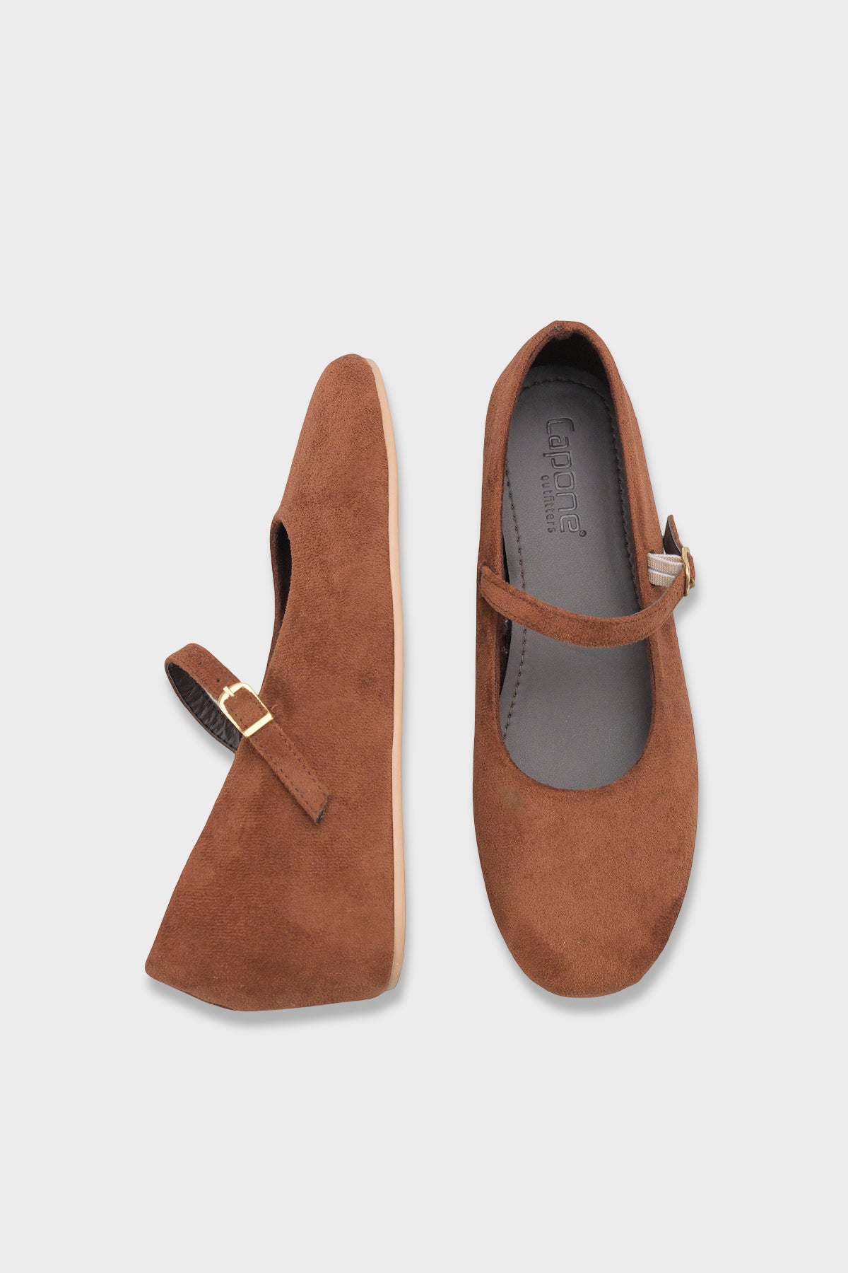 Joell Gizli Topuklu Feta Metal Tokalı Kadın Babet