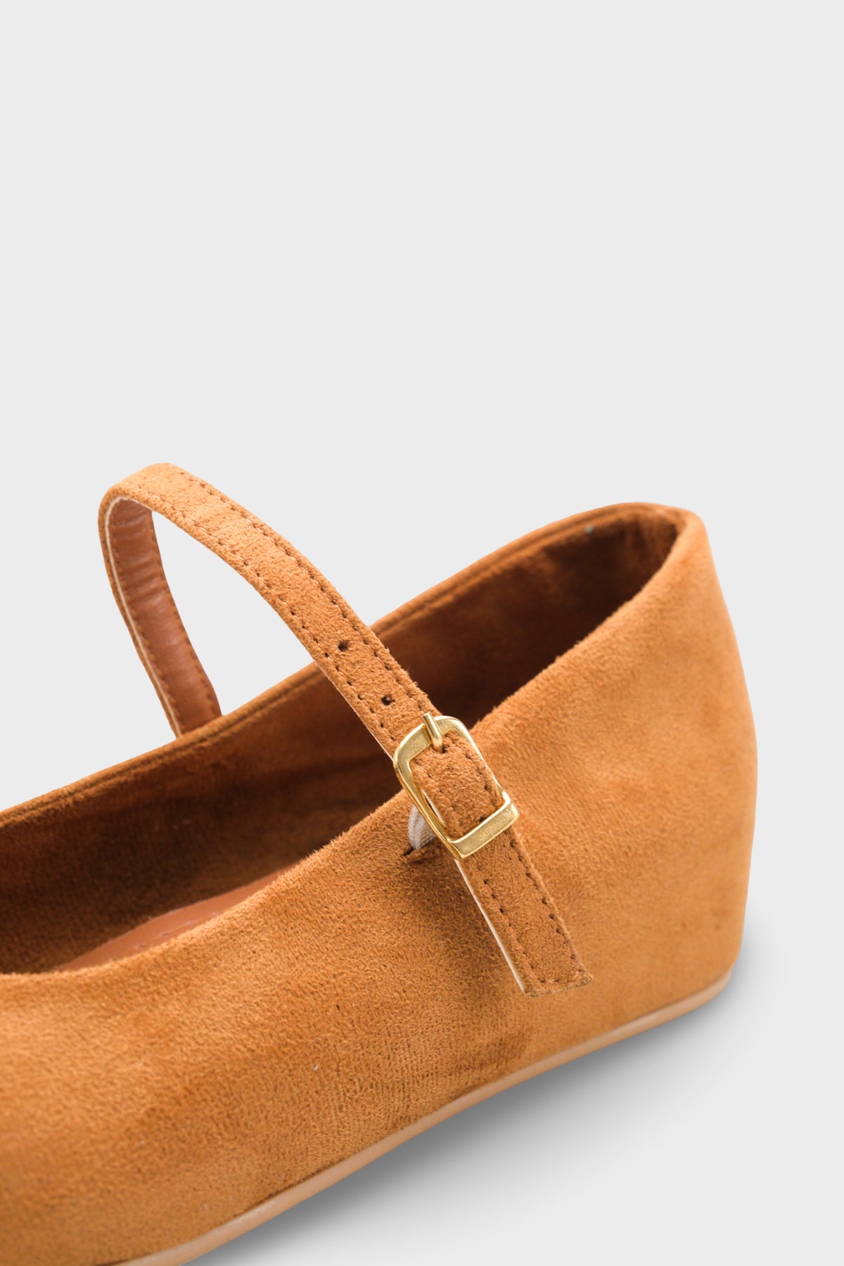 Joell Gizli Topuklu Feta Metal Tokalı Kadın Babet