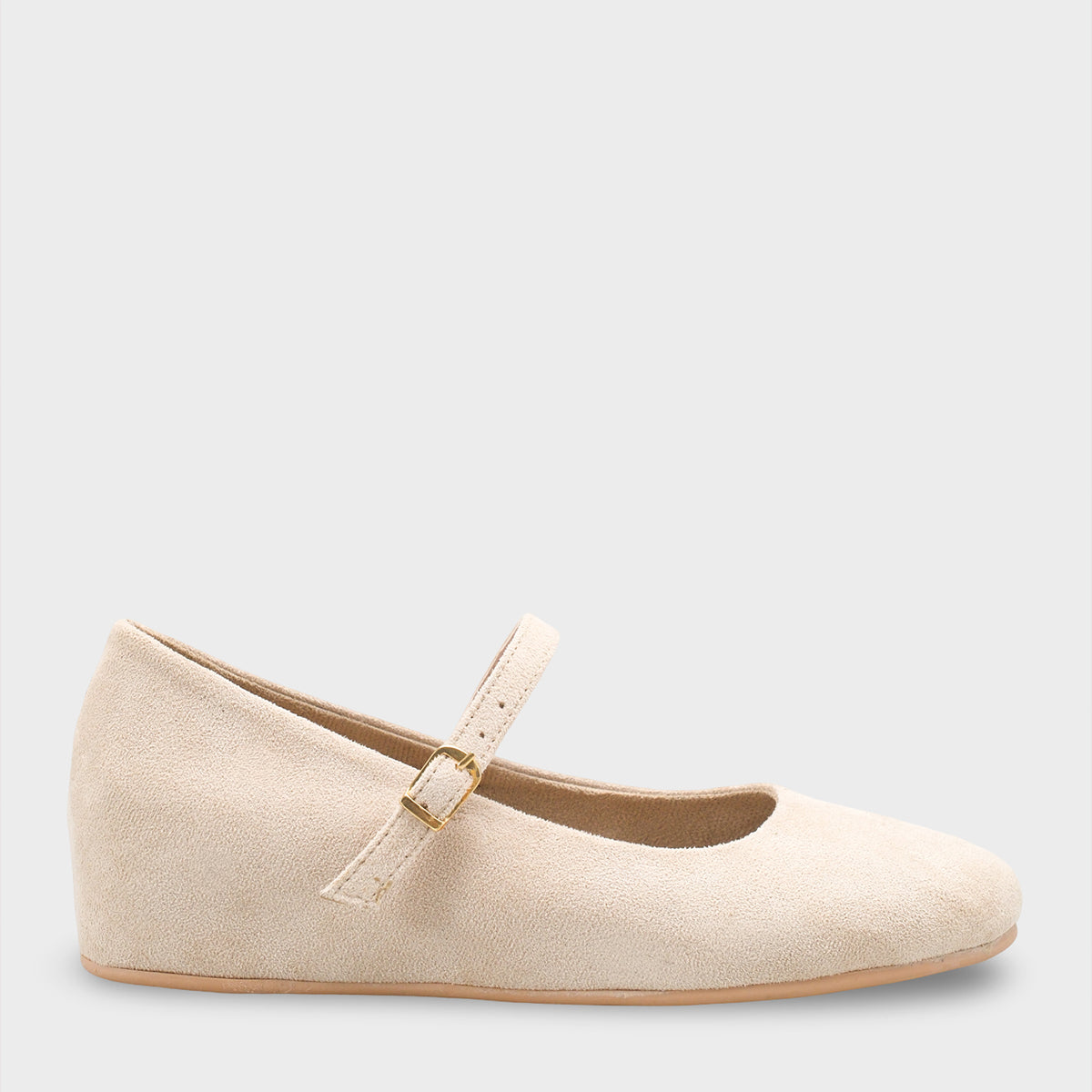 Joell Gizli Topuklu Feta Metal Tokalı Kadın Babet