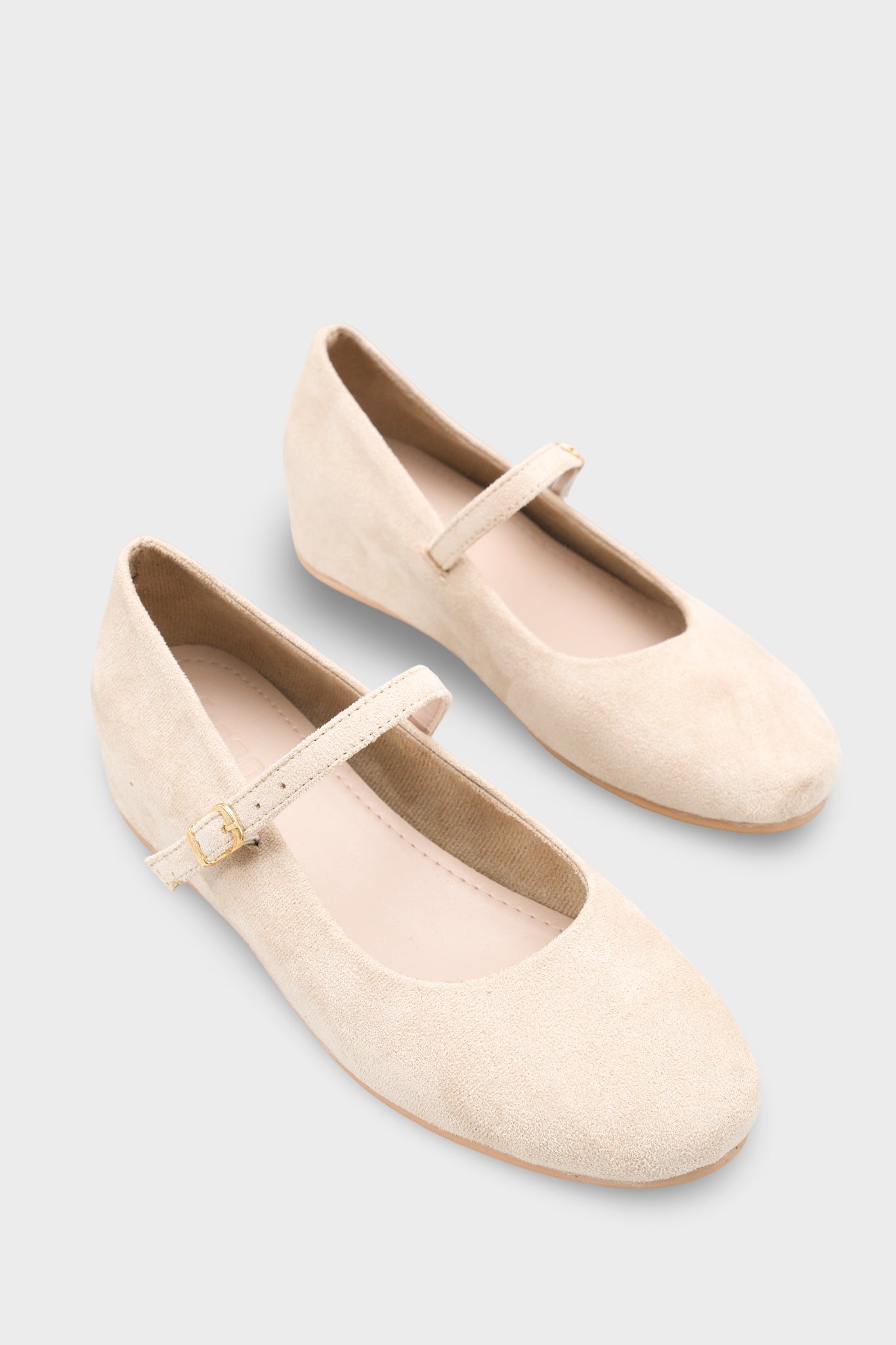 Joell Gizli Topuklu Feta Metal Tokalı Kadın Babet