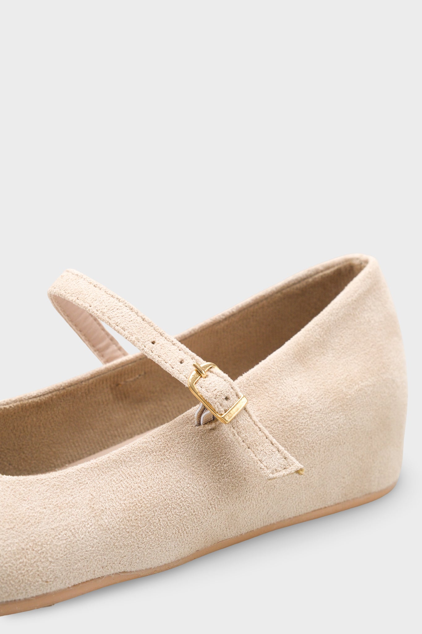 Joell Gizli Topuklu Feta Metal Tokalı Kadın Babet