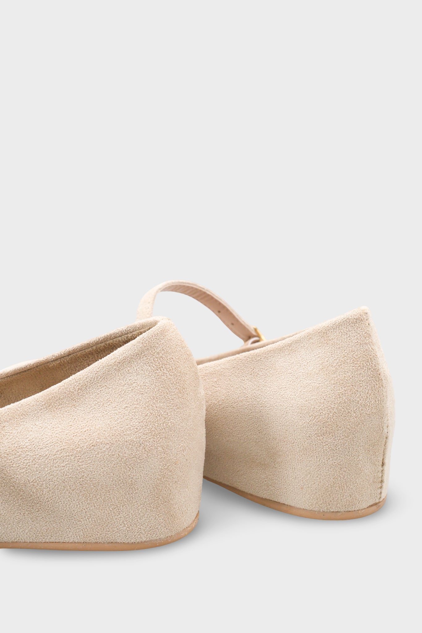 Joell Gizli Topuklu Feta Metal Tokalı Kadın Babet