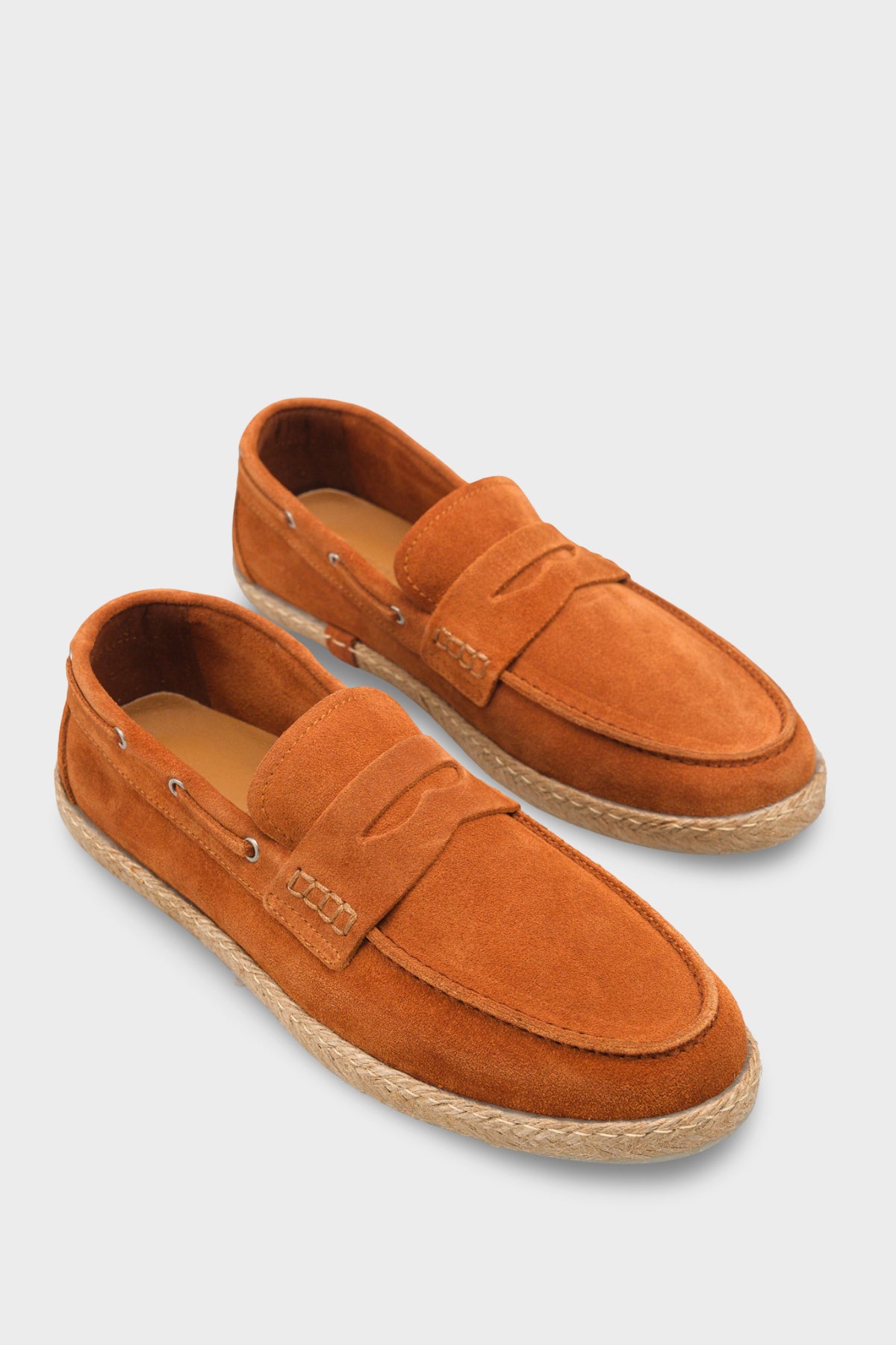 Aube Hakiki Deri Süet İçi Hakiki Deri Astarlı Erkek Loafer Ayakkabı