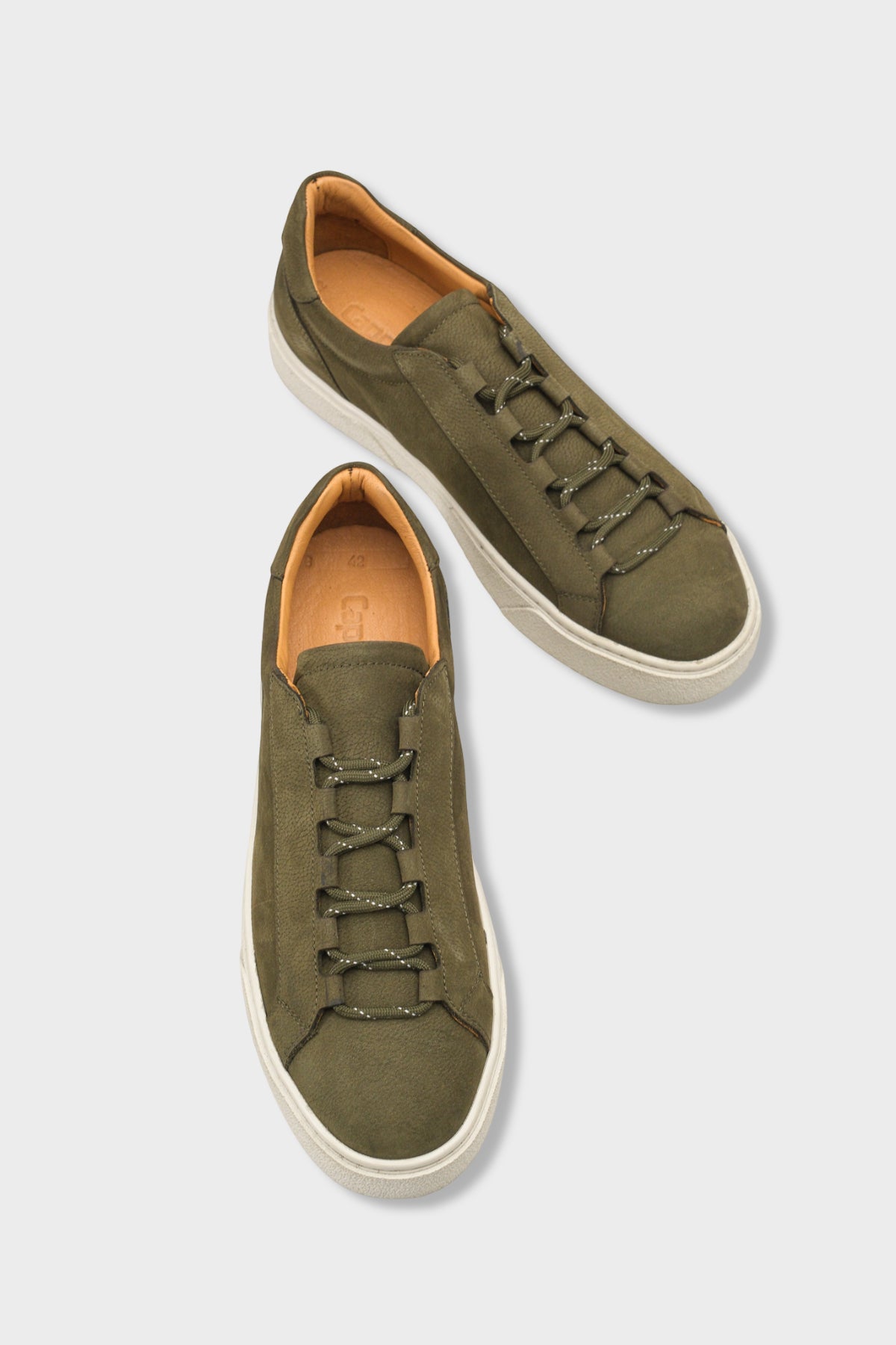 Efram Hakiki Deri Nubuk Gizli Bağcıklı Erkek Günlük Şık Spor Ayakkabı Sneaker