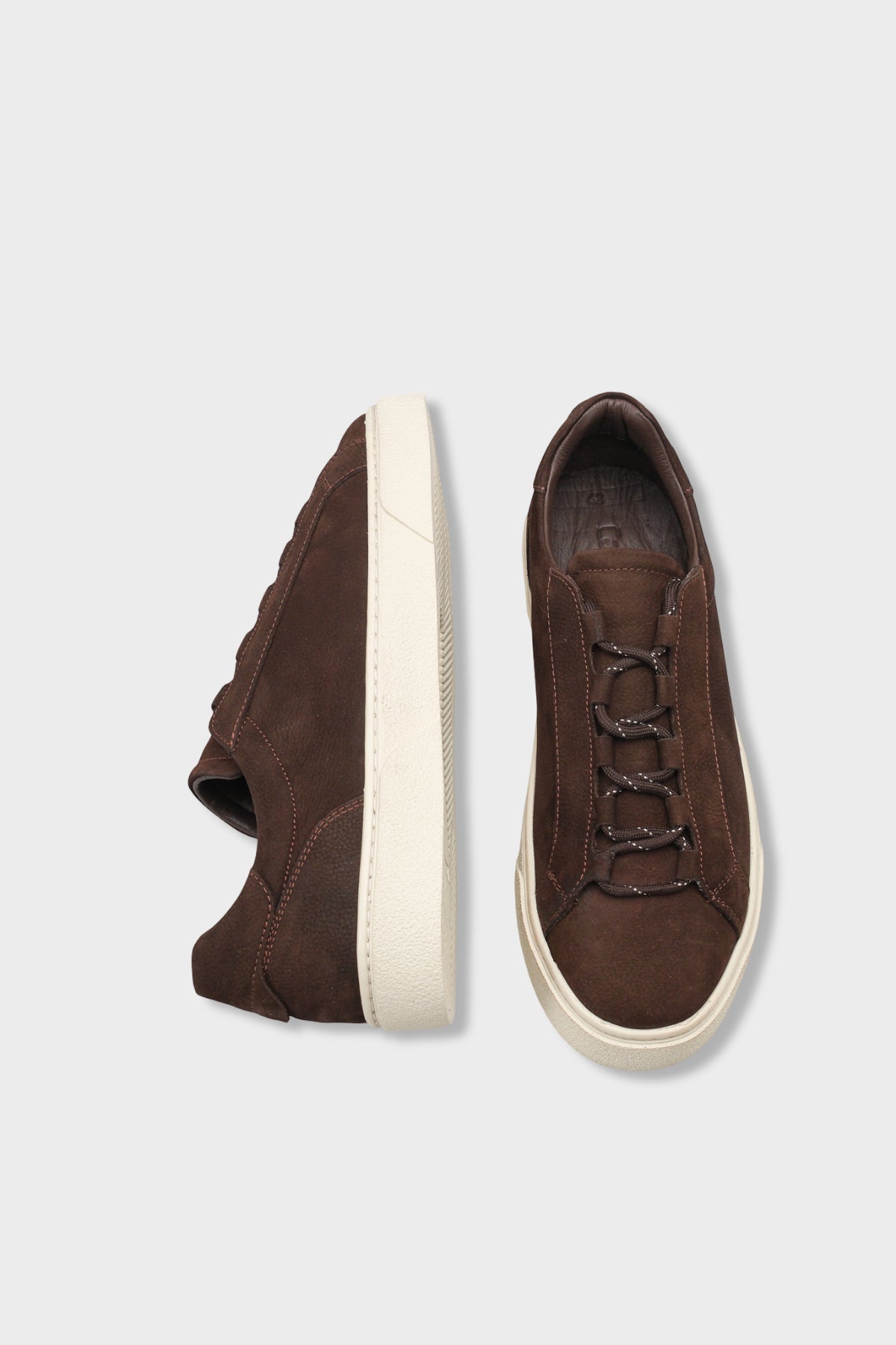 Efram Hakiki Deri Nubuk Gizli Bağcıklı Erkek Günlük Şık Spor Ayakkabı Sneaker