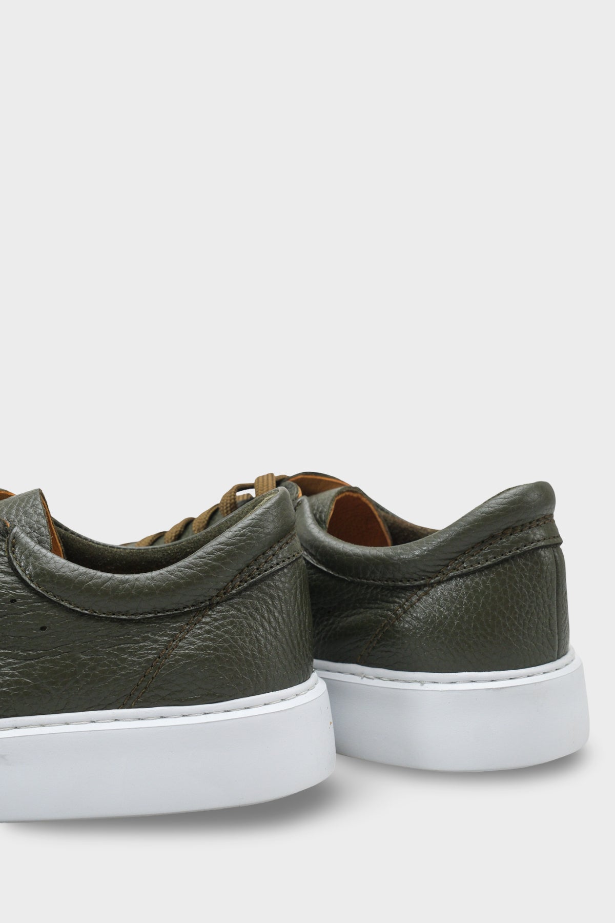 Chaim Hakiki Deri Erkek Günlük Şık Spor Ayakkabı Sneaker