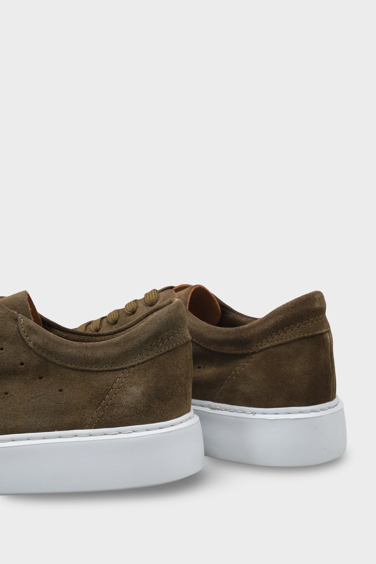 Chaim Hakiki Deri Erkek Günlük Şık Spor Ayakkabı Sneaker