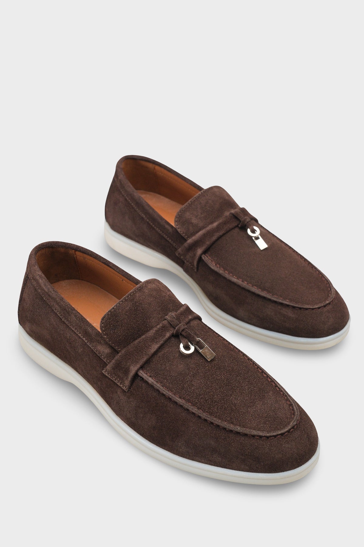 Hakiki Deri Süet Erkek Loafer Ayakkabı