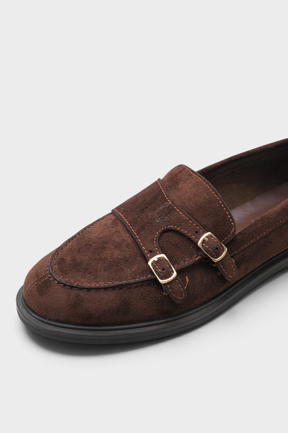 Stephine Çift Tokalı Kadın Loafer Ayakkabı