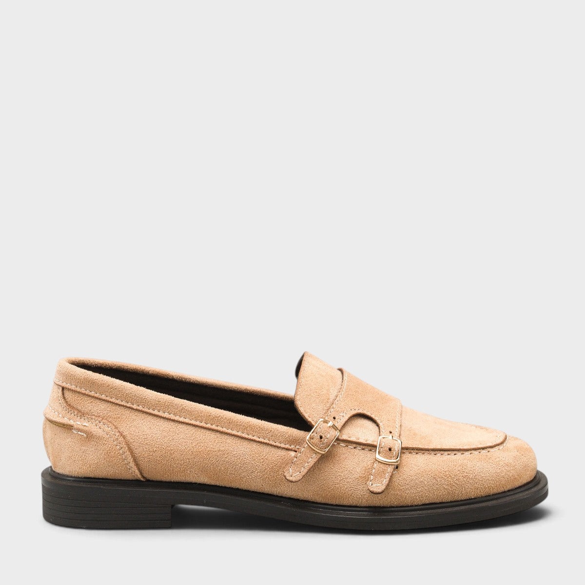 Stephine Çift Tokalı Kadın Loafer Ayakkabı