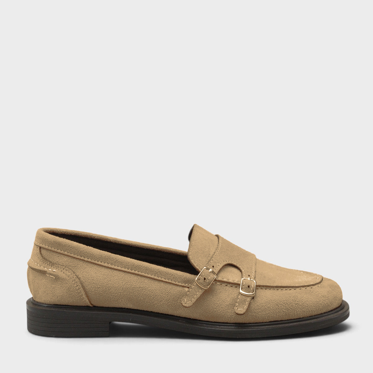 Stephine Çift Tokalı Kadın Loafer Ayakkabı