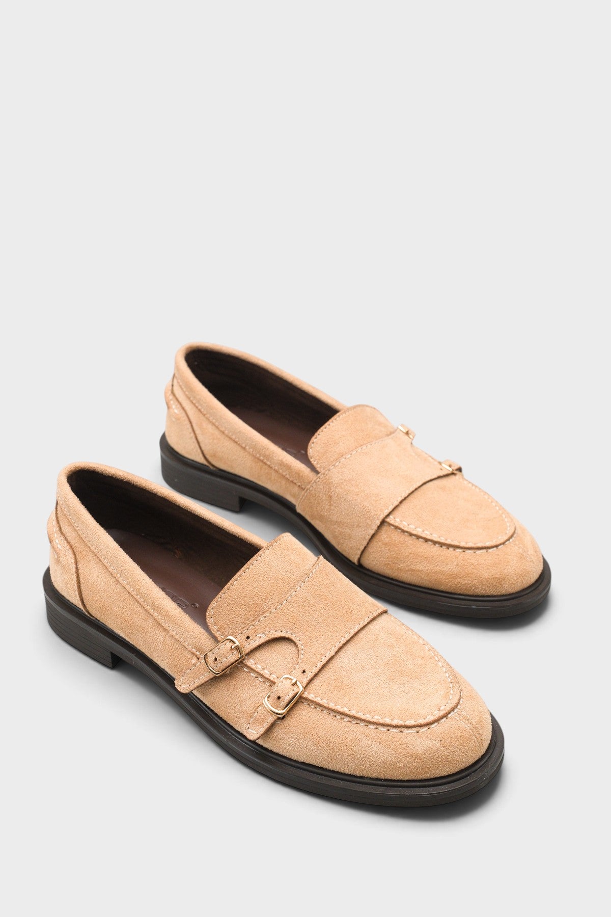 Stephine Çift Tokalı Kadın Loafer Ayakkabı
